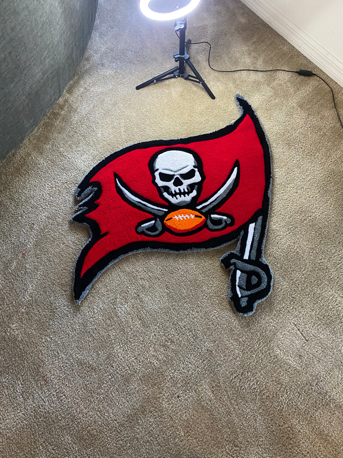 Tampa Bay Bucs Flag Rug