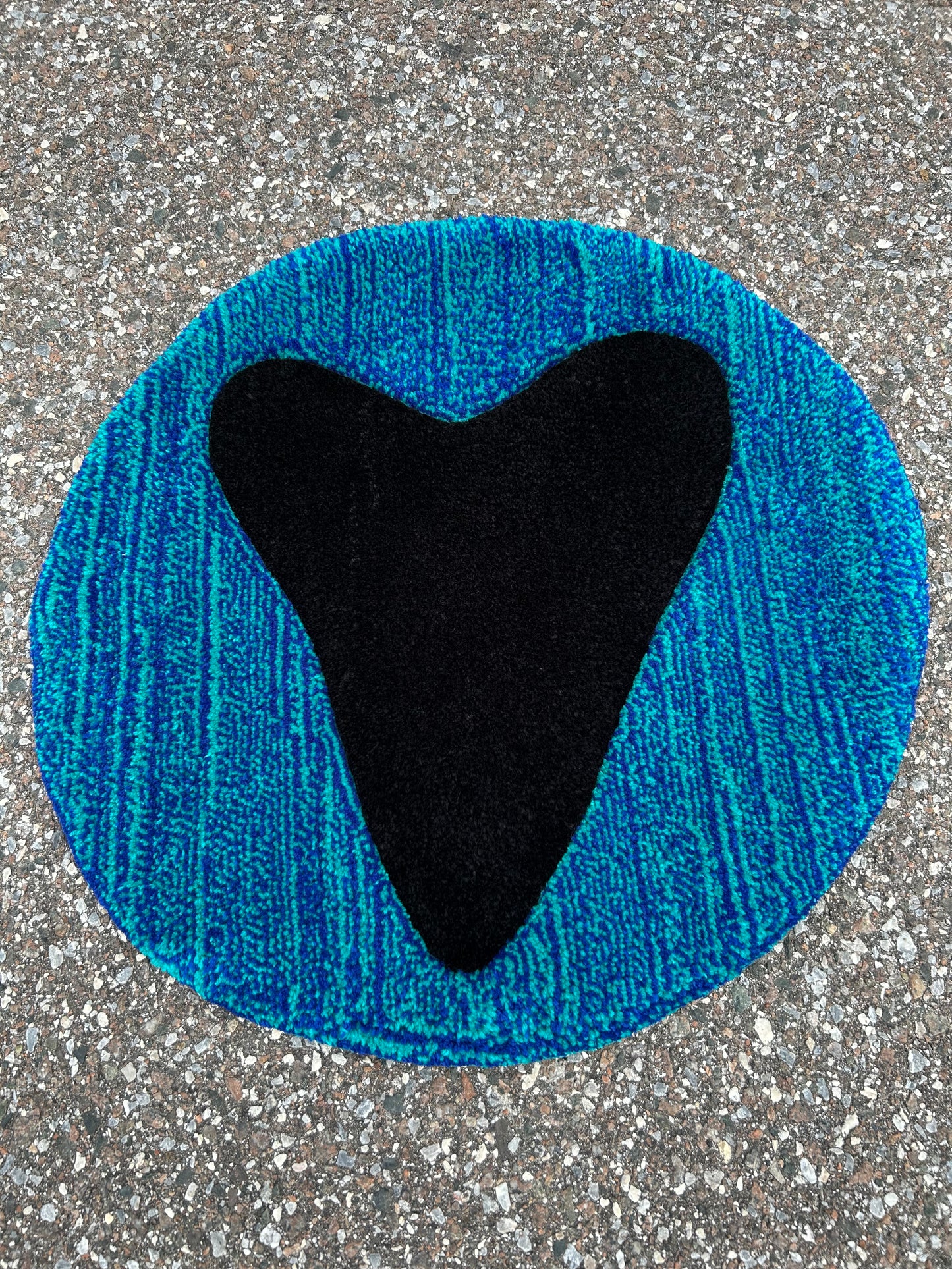Shark Tooth Silhouette Rug