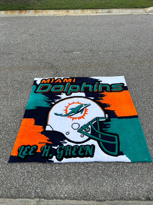 Miami Dolphins Rug