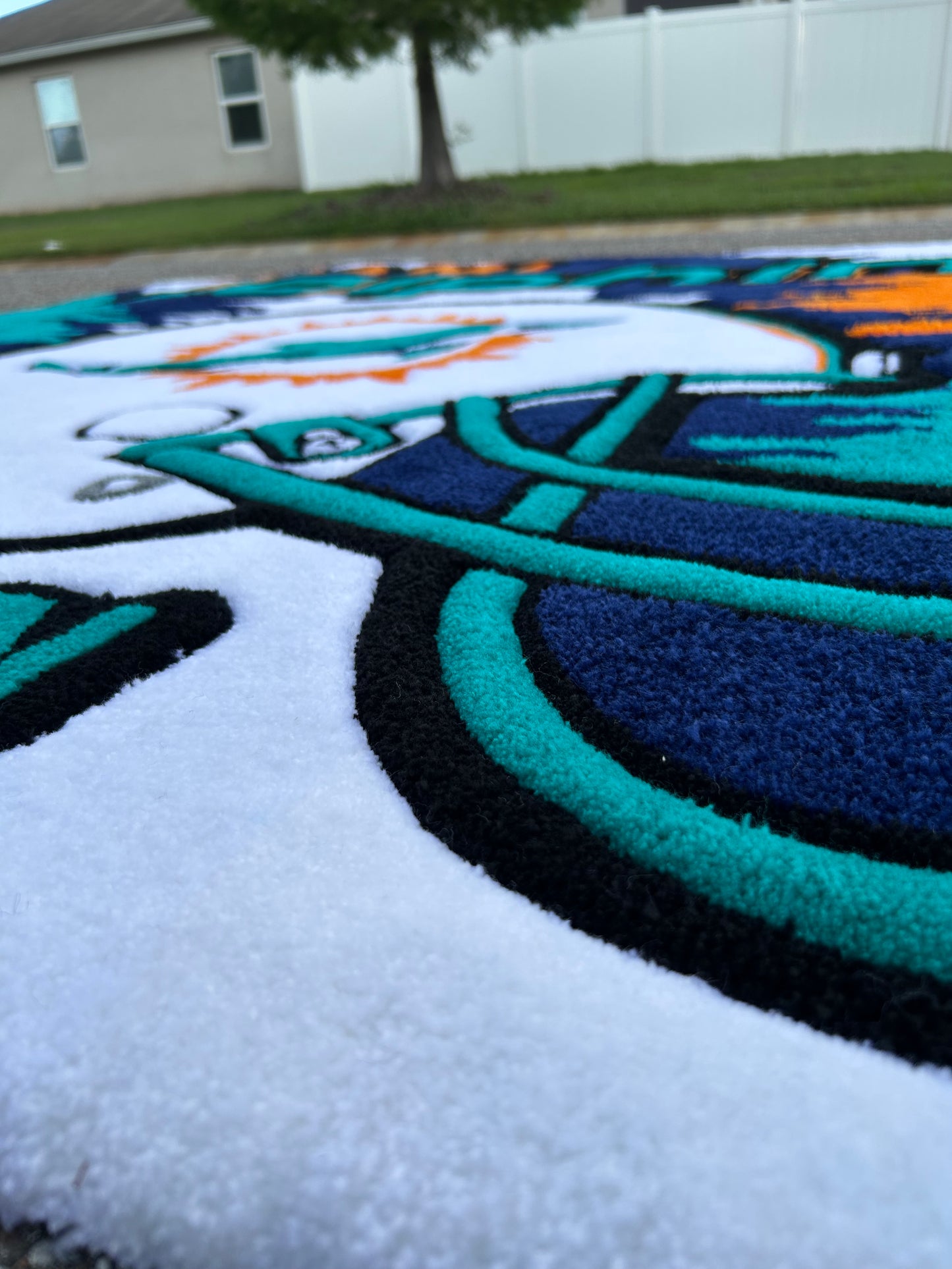 Miami Dolphins Rug